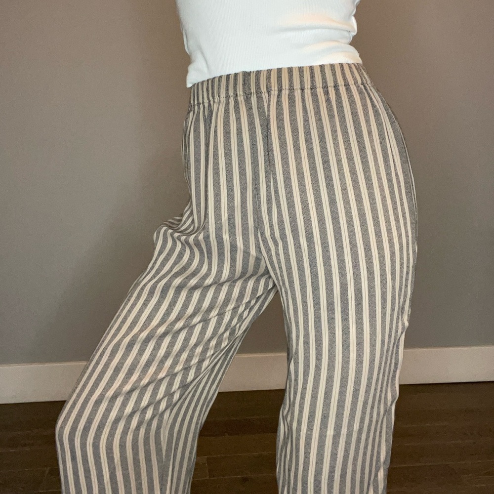 striped trousers